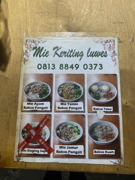 Mie Keriting Luwes photo 5