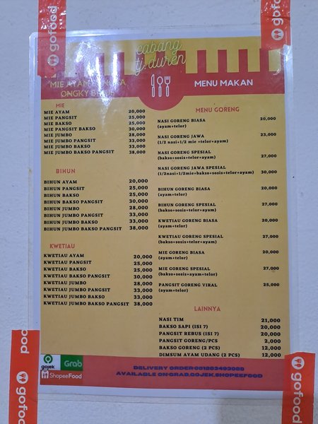 Mie Ayam Bangka Ongky (Binus) photo 5