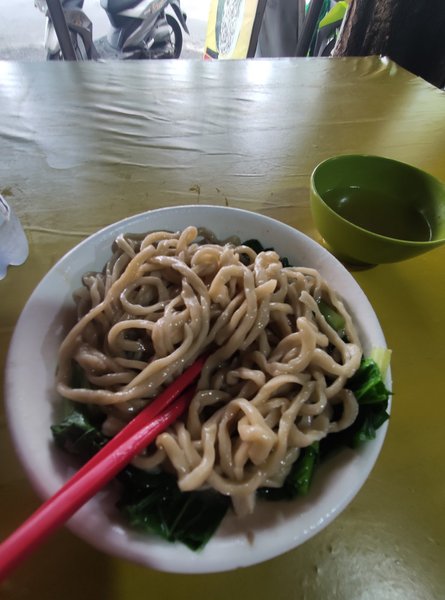 Bakmie karet Ayam kampung bang fyan
